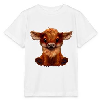 Cuddling Moose Child - Stanley/Stella MINI CREATOR Kids’ T-Shirt - white - Front - Maike (125cm)