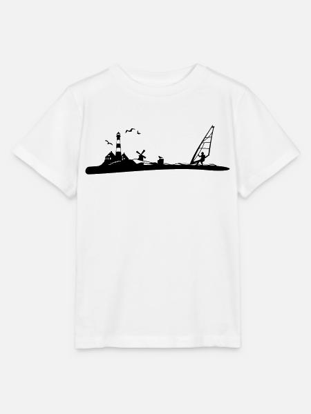 Nordsee Surfen - Stanley/Stella Kinder T-Shirt MINI CREATOR  - Weiß