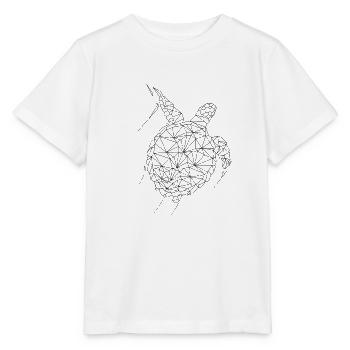 Schildkröte - Stanley/Stella Kinder T-Shirt MINI CREATOR  - Weiß - Vorne - Maike (125cm)