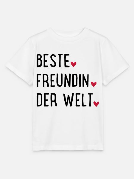 Beste Freundin - Stanley/Stella Kinder T-Shirt MINI CREATOR - Weiß