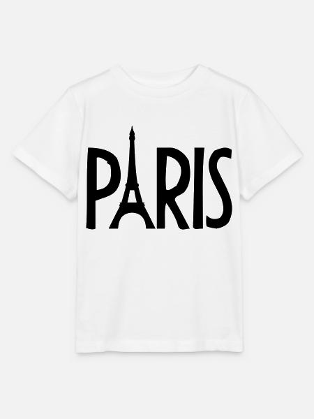 Eiffel Tower France Paris - Stanley/Stella Kinder T-Shirt MINI CREATOR - Weiß