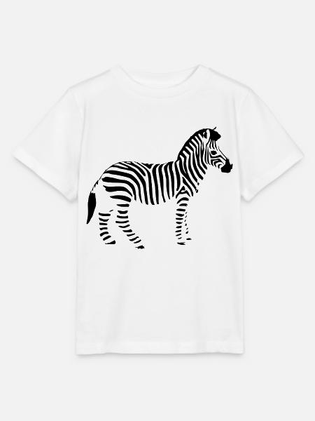 Zebra - Stanley/Stella Kinder T-Shirt MINI CREATOR - Weiß
