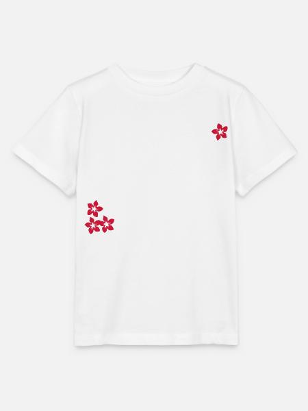 Blüten / blossoms (1c) - Stanley/Stella Kinder T-Shirt MINI CREATOR  - Weiß