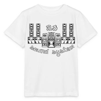 23 sound system - Stanley/Stella Kinder T-Shirt MINI CREATOR  - Weiß - Vorne - Maike (125cm)