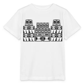 free party sound system - Stanley/Stella Kinder T-Shirt MINI CREATOR  - Weiß - Vorne - Maike (125cm)