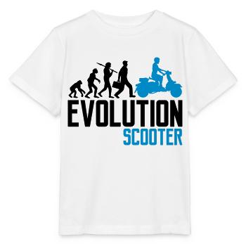 moteur évolution scooter électrique clipart elek - T-shirt bio MINI CREATOR Stanley/Stella Enfant - blanc - Devant - Maike (125cm)