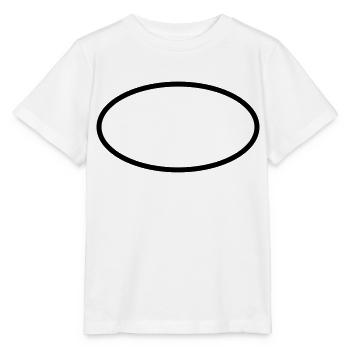 Oval Ovale Symbol Badge Form - Customize it ! - Stanley/Stella MINI CREATOR Kids’ T-Shirt - white - Front - Maike (125cm)