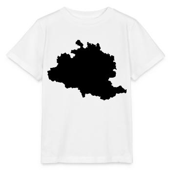 Ariège carte Ariégeoise - T-shirt bio MINI CREATOR Stanley/Stella Enfant - blanc - Devant - Maike (125cm)