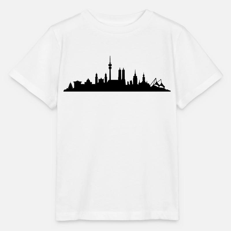 Skyline München - Stanley/Stella Kinder T-Shirt MINI CREATOR  - Weiß