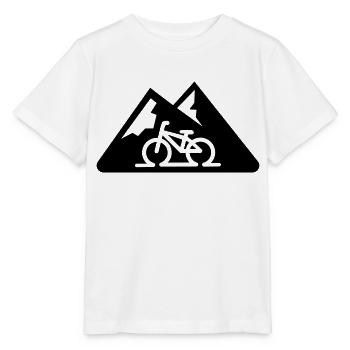 vélo de montagne - T-shirt bio MINI CREATOR Stanley/Stella Enfant - blanc - Devant - Maike (125cm)