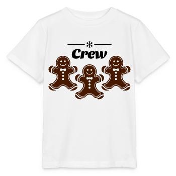 crew lebkuchenmann - Stanley/Stella Kinder T-Shirt MINI CREATOR  - Weiß - Vorne - Maike (125cm)
