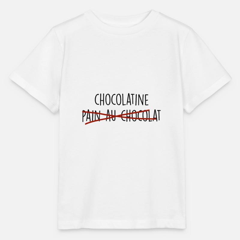 chocolatine - T-shirt bio MINI CREATOR Stanley/Stella Enfant - blanc