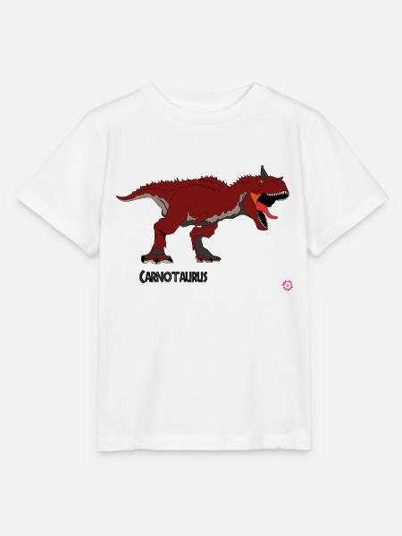 Carnotaurus - Stanley/Stella Kinder T-Shirt MINI CREATOR - Weiß