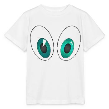 Yeux 3 - T-shirt bio MINI CREATOR Stanley/Stella Enfant - blanc - Devant - Maike (125cm)