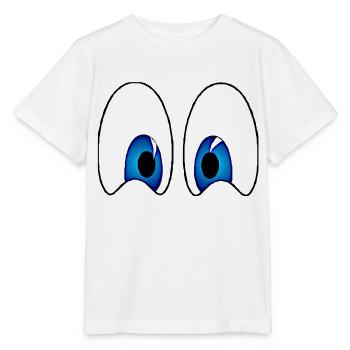 Yeux 4 - T-shirt bio MINI CREATOR Stanley/Stella Enfant - blanc - Devant - Maike (125cm)