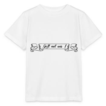Gott mit uns - Stanley/Stella Kinder T-Shirt MINI CREATOR  - Weiß - Vorne - Maike (125cm)