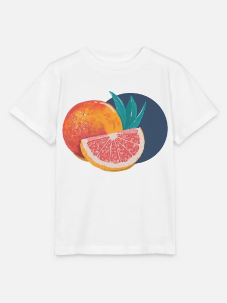Grapefruit - Stanley/Stella Kinder T-Shirt MINI CREATOR - Weiß