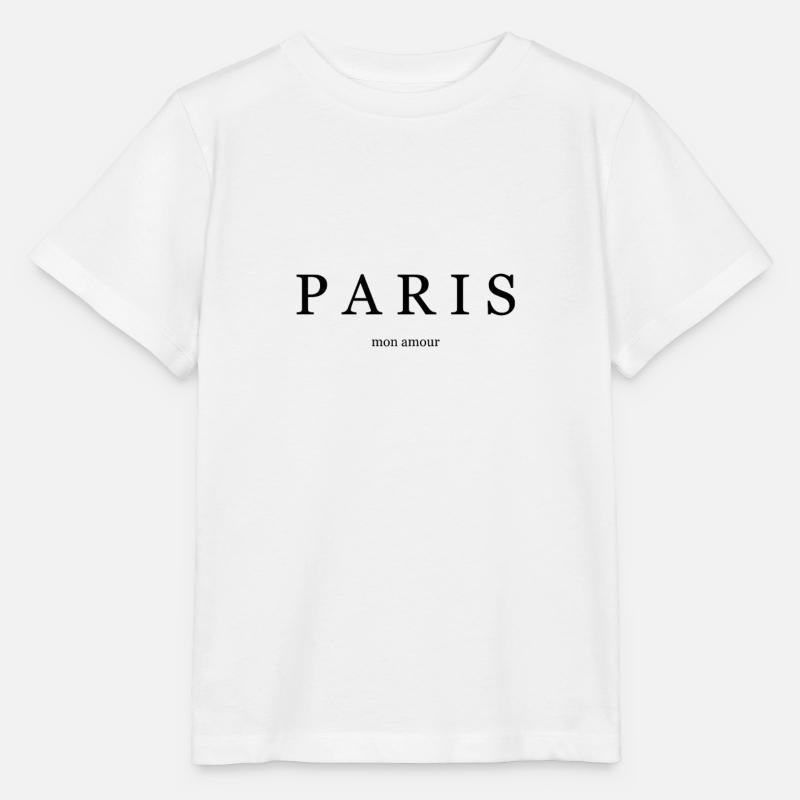 Paris mon amour - Stanley/Stella Kinder T-Shirt MINI CREATOR  - Weiß