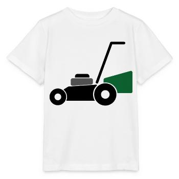Tondeuses à gazon - T-shirt bio MINI CREATOR Stanley/Stella Enfant - blanc - Devant - Maike (125cm)
