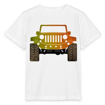 Jeep - Stanley/Stella Kinder T-Shirt MINI CREATOR  - Weiß - Vorne - Maike (125cm)