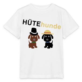 HÜTEhunde - Stanley/Stella Kinder T-Shirt MINI CREATOR  - Weiß - Vorne - Maike (125cm)
