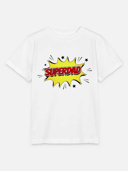 Super Dad - Stanley/Stella Kinder T-Shirt MINI CREATOR - Weiß