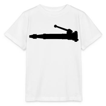 Fire department brigade water jet nozzle, jet pipe - Stanley/Stella MINI CREATOR Kids’ T-Shirt - white - Front - Maike (125cm)