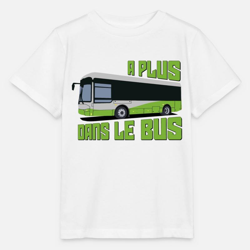 BUS - T-shirt bio MINI CREATOR Stanley/Stella Enfant - blanc