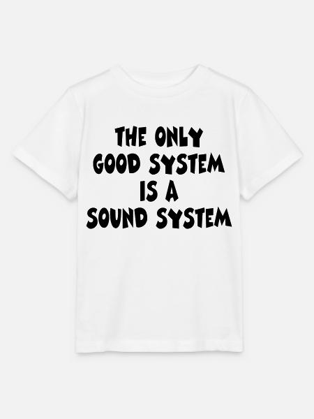 good system . sound systen - Stanley/Stella Kinder T-Shirt MINI CREATOR - Weiß