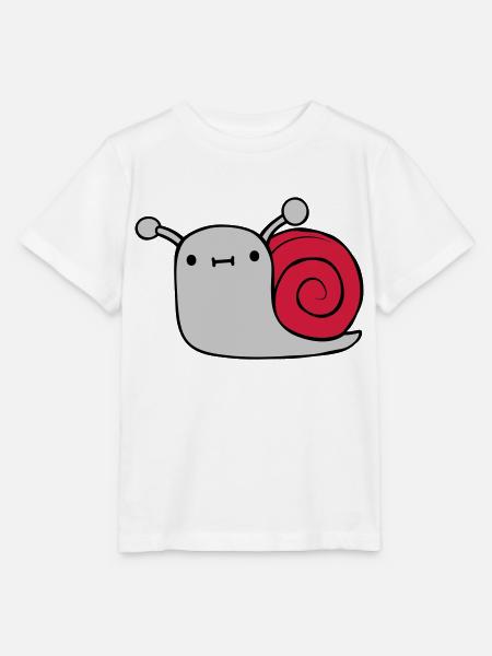 Kleine süße Schnecke - Stanley/Stella Kinder T-Shirt MINI CREATOR - Weiß