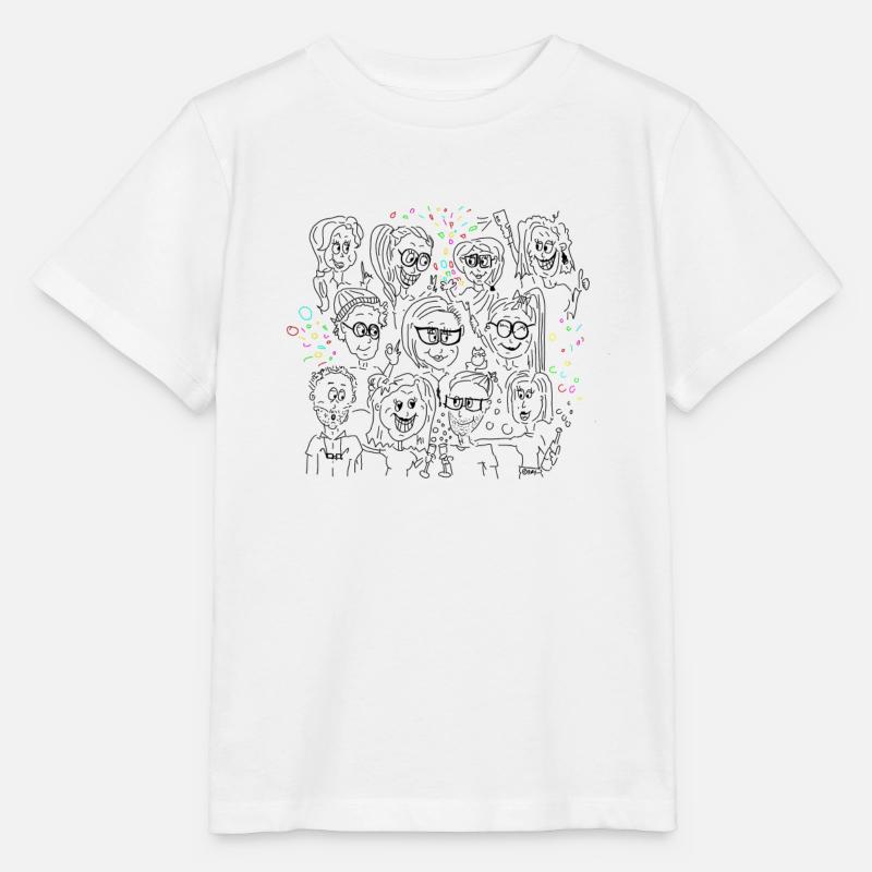 Alles gut-schwarz bunt - Stanley/Stella Kinder T-Shirt MINI CREATOR  - Weiß
