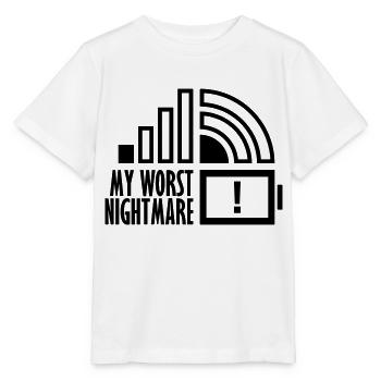Knapp my worst nightmare - Stanley/Stella MINI CREATOR Kids’ T-Shirt - white - Front - Maike (125cm)