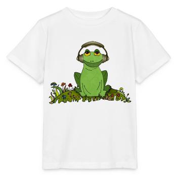 Frog - Stanley/Stella MINI CREATOR Kids’ T-Shirt - white - Front - Maike (125cm)