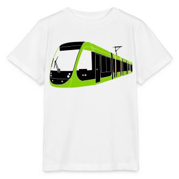 Straßenbahn Lund - Stanley/Stella Kinder T-Shirt MINI CREATOR  - Weiß - Vorne - Maike (125cm)