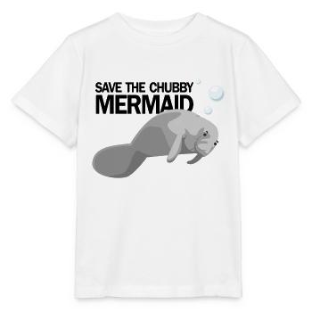 RETTET DIE MOLLIGE MEERJUNGFRAU AKA SEEKUH - Stanley/Stella Kinder T-Shirt MINI CREATOR  - Weiß - Vorne - Maike (125cm)