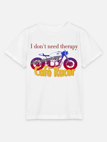 cafe racer - Stanley/Stella Kinder T-Shirt MINI CREATOR - Weiß