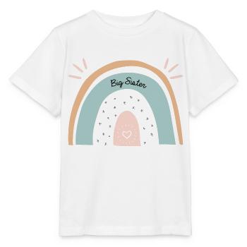 Grande sœur Arc-en-ciel - T-shirt bio MINI CREATOR Stanley/Stella Enfant - blanc - Devant - Maike (125cm)