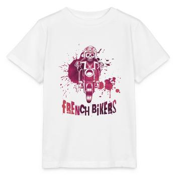Bikers made in France - Stanley/Stella MINI CREATOR Kids’ T-Shirt - white - Front - Maike (125cm)
