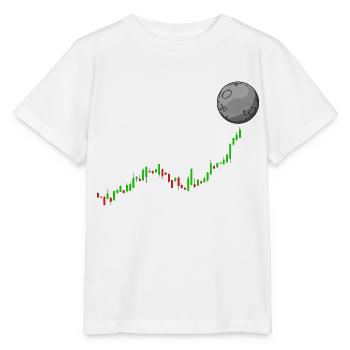 Vers la conception du t-shirt de la lune pour les investisseurs et les courtiers - T-shirt bio MINI CREATOR Stanley/Stella Enfant - blanc - Devant - Maike (125cm)