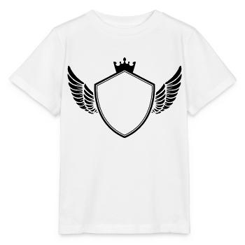 Symbole des armoiries - T-shirt bio MINI CREATOR Stanley/Stella Enfant - blanc - Devant - Maike (125cm)