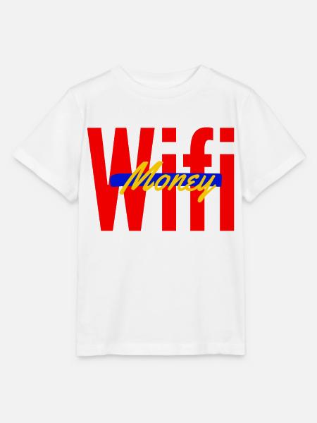 Wifi Money - Stanley/Stella Kinder T-Shirt MINI CREATOR - Weiß