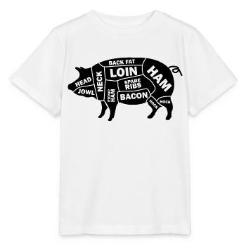 pig - Stanley/Stella Kinder T-Shirt MINI CREATOR  - Weiß - Vorne - Maike (125cm)