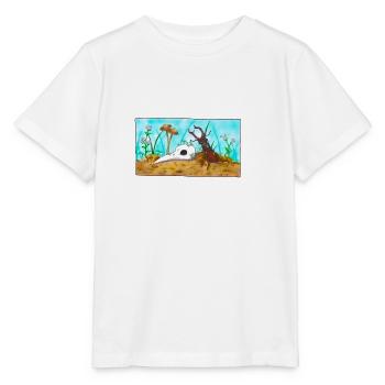 Un scarabée - T-shirt bio MINI CREATOR Stanley/Stella Enfant - blanc - Devant - Maike (125cm)