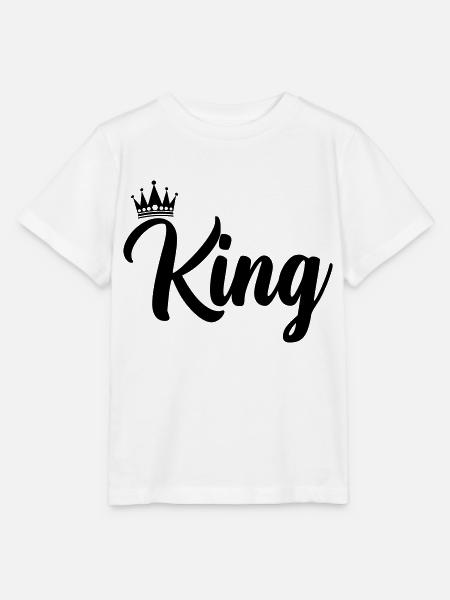king - Stanley/Stella Kinder T-Shirt MINI CREATOR - Weiß