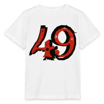 49 numero chiffre quarante neuf 2 - T-shirt bio MINI CREATOR Stanley/Stella Enfant - blanc - Devant - Maike (125cm)