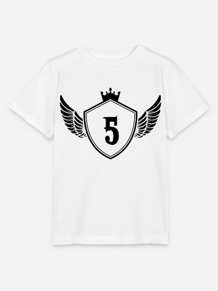 wappen 5 - Stanley/Stella Kinder T-Shirt MINI CREATOR - Weiß