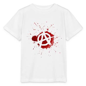 Blutiges Anarchie-Logo - Stanley/Stella Kinder T-Shirt MINI CREATOR  - Weiß - Vorne - Maike (125cm)