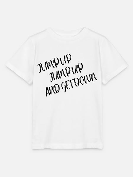 Lyrics - Jump Around - Stanley/Stella Kinder T-Shirt MINI CREATOR  - Weiß