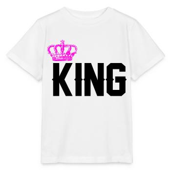 Roi - T-shirt bio MINI CREATOR Stanley/Stella Enfant - blanc - Devant - Maike (125cm)