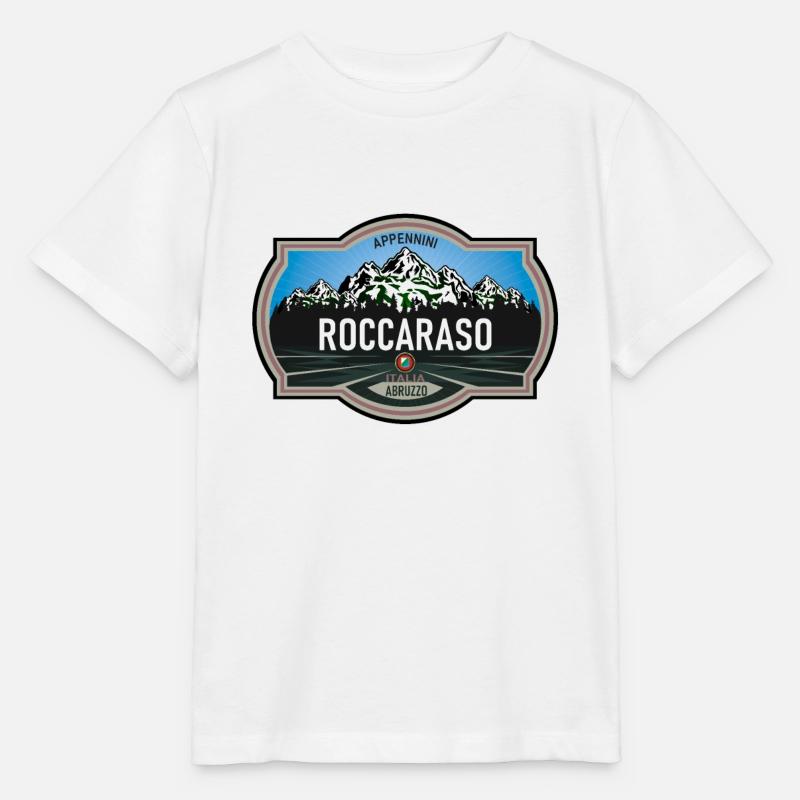 Roccaraso Abruzzes - T-shirt bio MINI CREATOR Stanley/Stella Enfant - blanc